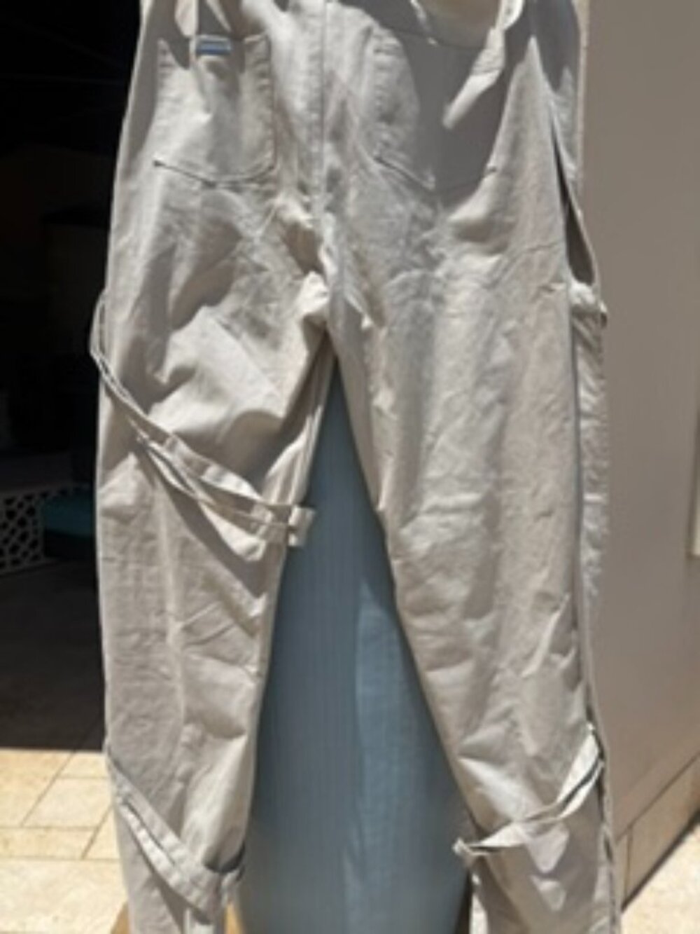 Manière De Voir Womens Pants with FAshionalbe Ties and Wide Belt